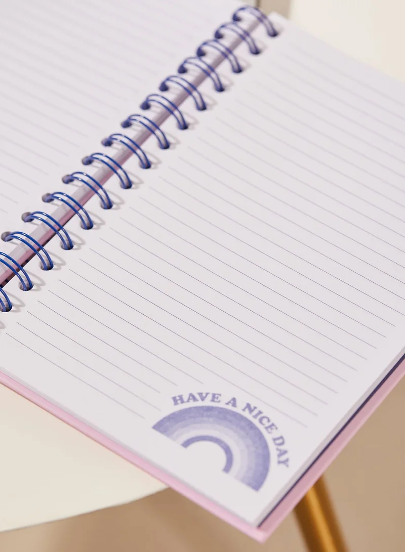 Tri-Coastal Have A Nice Day Rainbow Notebook