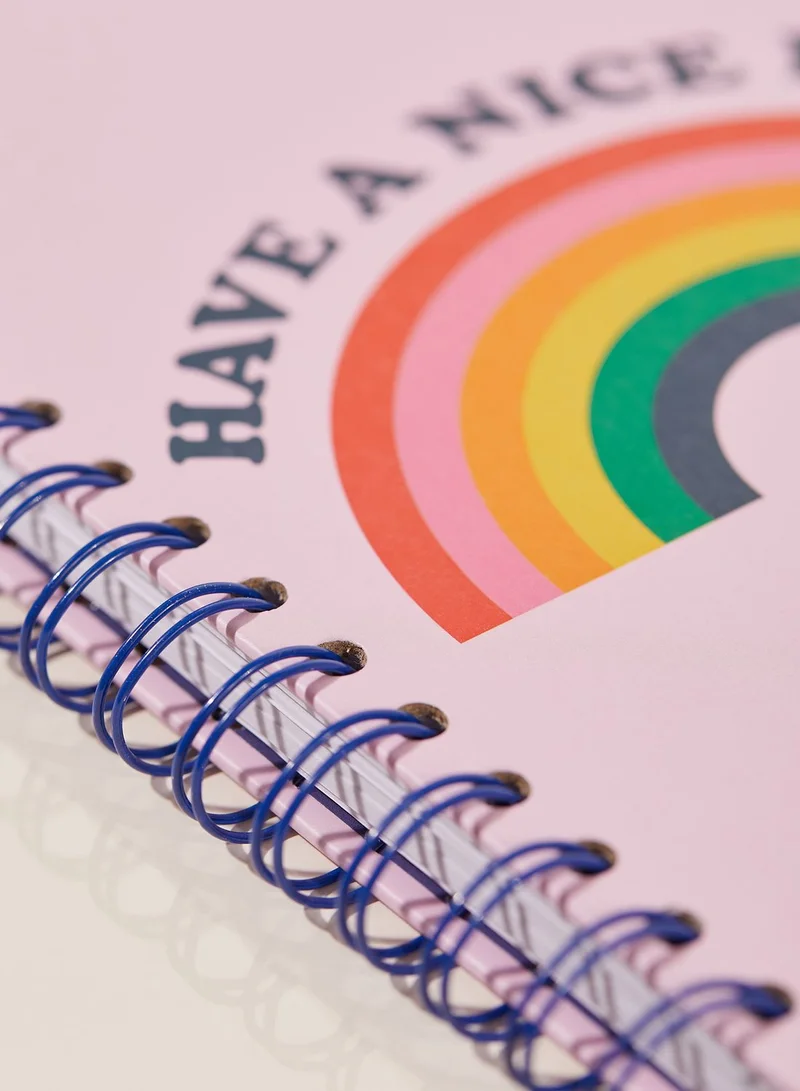 Tri-Coastal Have A Nice Day Rainbow Notebook
