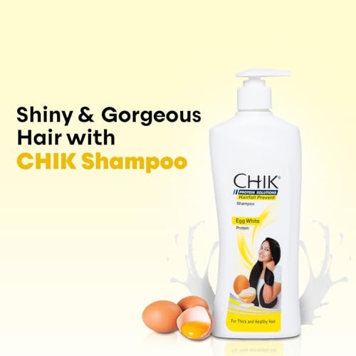 Chik Protein Solution Hairfall Prevent Shampoo, With Goodness Of Egg White, For Thick And Healthier Hair | For Men & Women | 340ml - Image 4