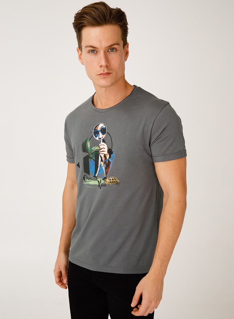 Biggdesign Men's T Shirt Soft Cotton Casual Short Sleeve Printed Multicolour  - Image 1