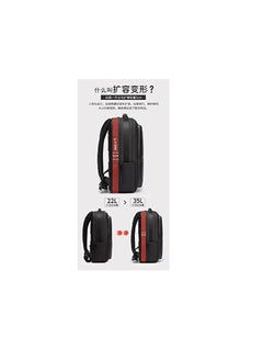 BANGE Bang Laptop and School Backpack for Men, Black, 019, Size M, 1 Piece  - Image 2