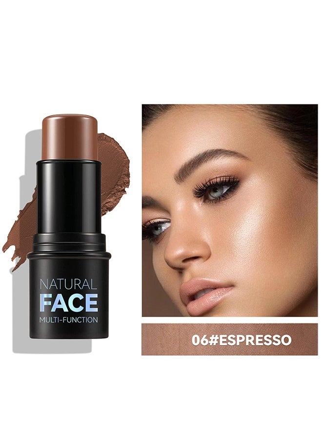 Julystar Face Multi Function Contour Beauty Wand - Lightweight Blendable Cream Bronzer Stick Makeup-#06  - Image 2