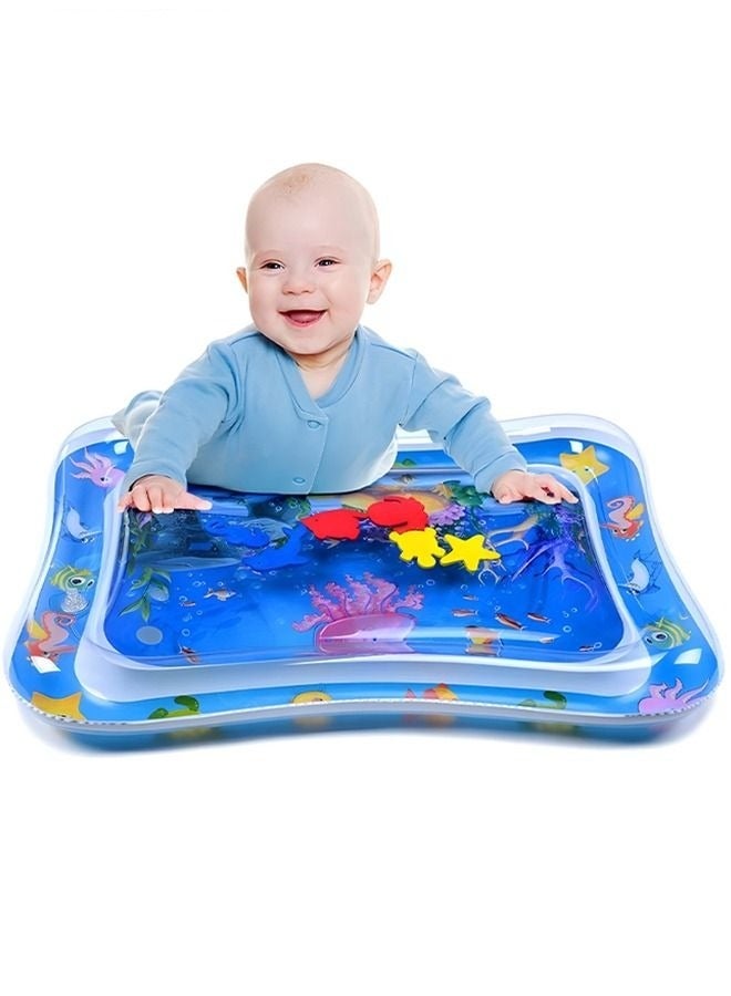 MIXDE Inflatable Tummy Time Premium Baby Inflatable Activity Center Water Mat For Kids - Image 1