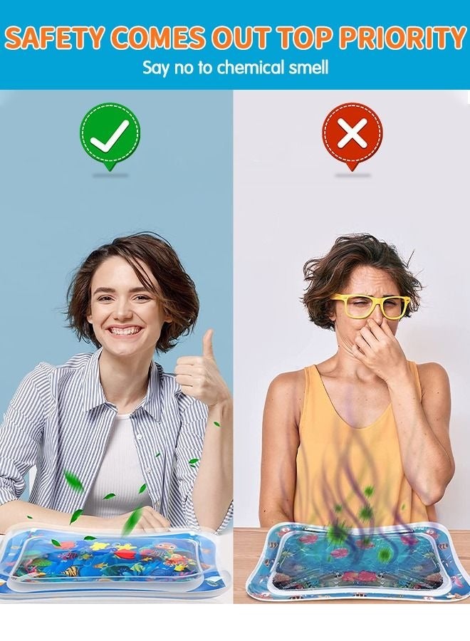 MIXDE Inflatable Tummy Time Premium Baby Inflatable Activity Center Water Mat For Kids - Image 3