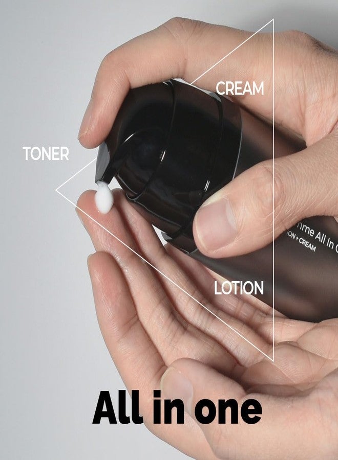 PRETTYSKIN No.1 Black Homme All-in-One Essence for Men – 3.71 fl.oz | Toner+Lotion+Cream in One | Lightweight Face Moisturizer with Hyaluronic Acid & Natural Extracts | Fast-Absorbing Daily Skincare - Image 2