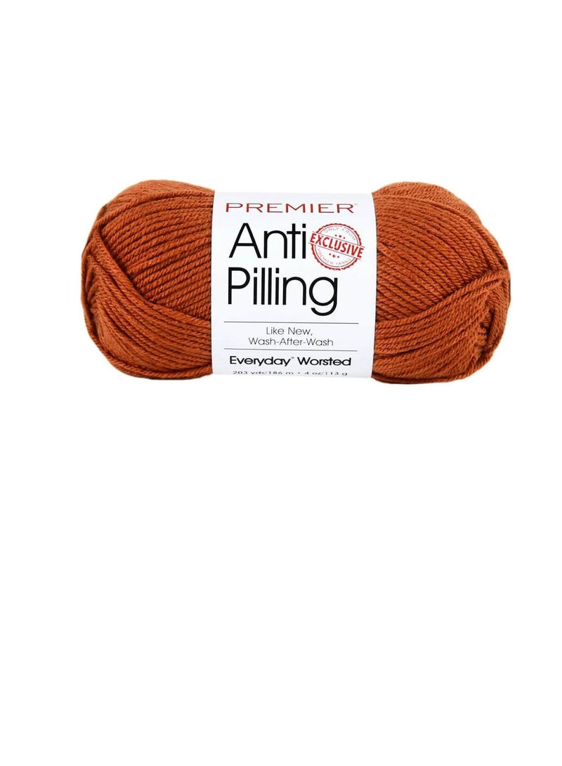 Premier Everyday Worsted Solid Yarn Rust - Image 3