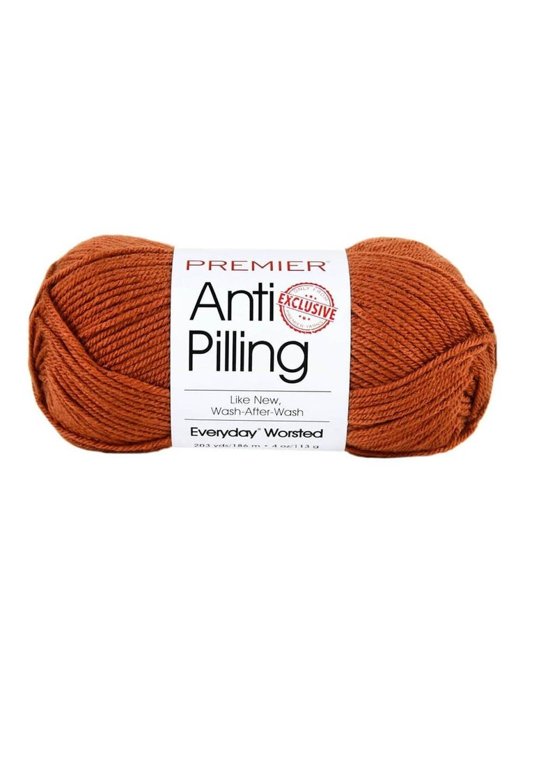 Premier Everyday Worsted Solid Yarn Rust - Image 2