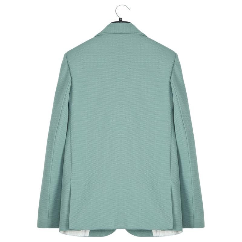 CHARCHIT Boys Regular Fit Plain Blazer and T-Shirt Set in Green - Image 2