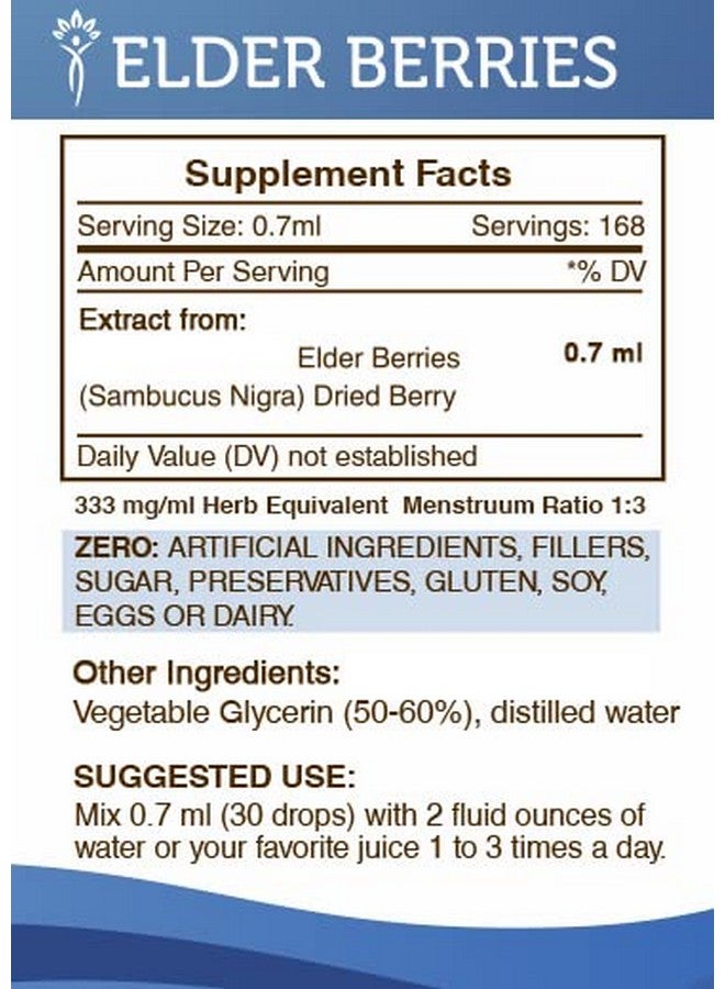 Secrets of the Tribe Elder Berries Alcoholfree Liquid Extract Elder Berries (Sambucus Nigra) Dried Berry Tincture Supplement (4 Fl Oz) - Image 5