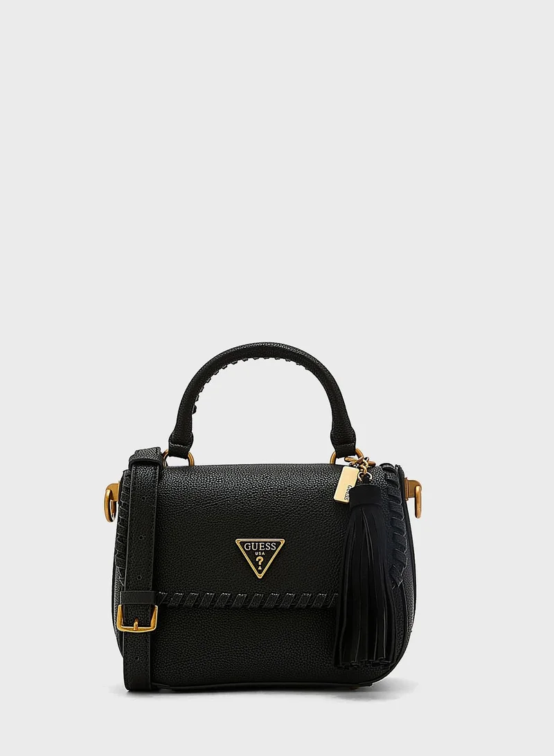 GUESS Kaoma Top Handle Flap Over Satchel