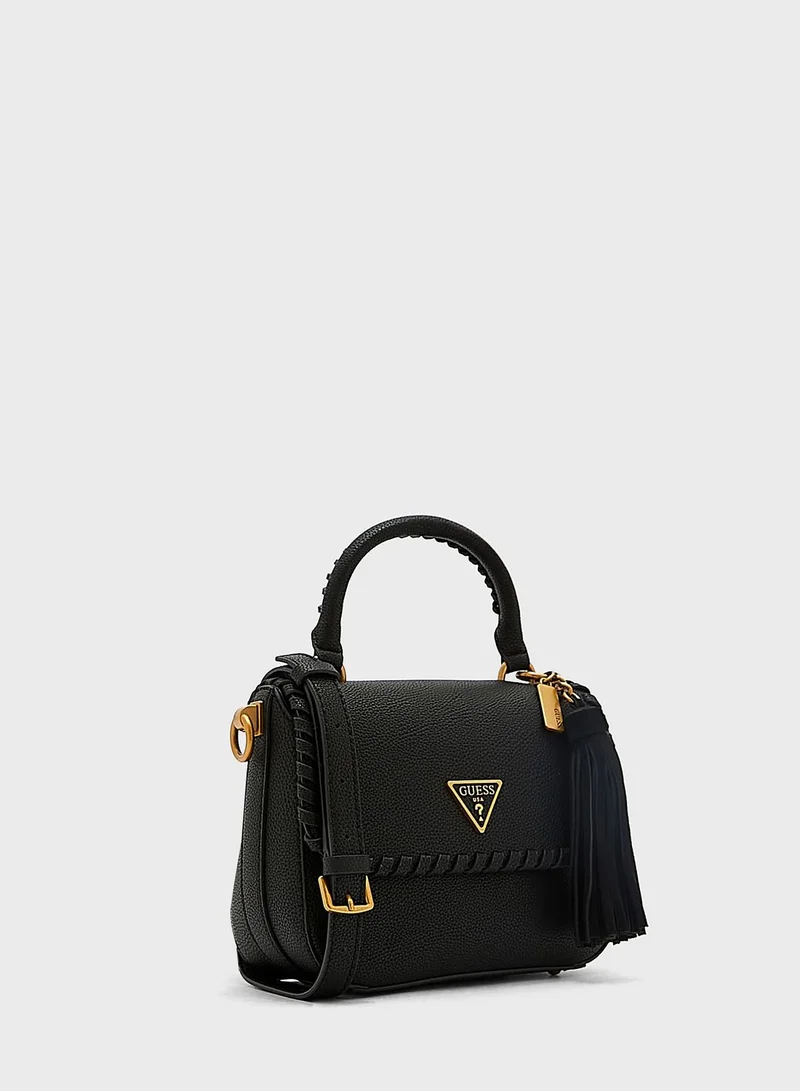GUESS Kaoma Top Handle Flap Over Satchel