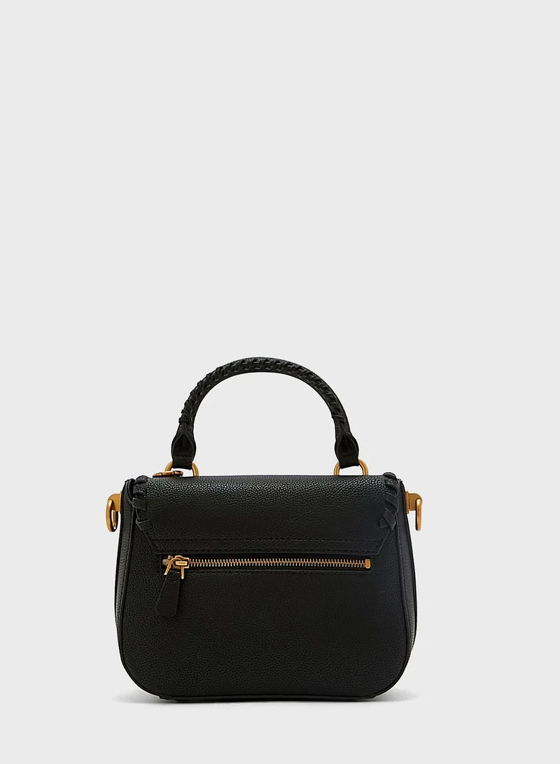 GUESS Kaoma Top Handle Flap Over Satchel