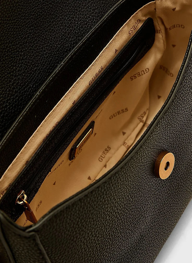 GUESS Kaoma Top Handle Flap Over Satchel