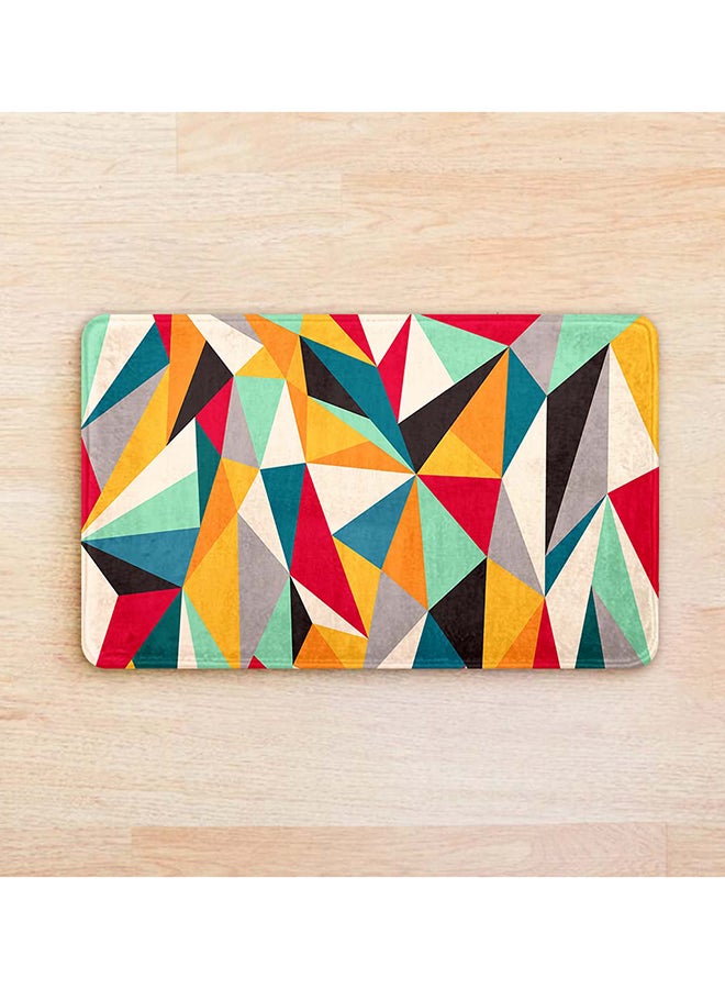 ريزاريز سجادة باب ملونة هندسية ملونة فائقة النعومة مانعة للانزلاق قابلة للغسل، 50 × 80 سم - Image 2
