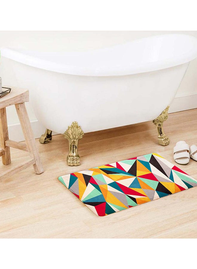 ريزاريز سجادة باب ملونة هندسية ملونة فائقة النعومة مانعة للانزلاق قابلة للغسل، 50 × 80 سم - Image 3