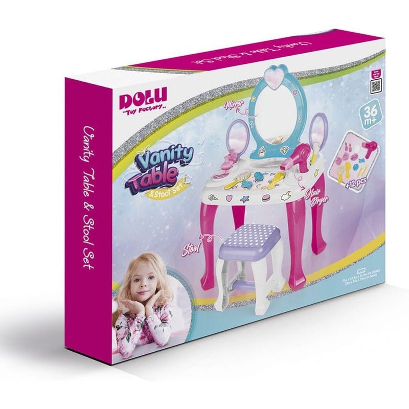 دولو طقم طاولة زينة ومقعد يونيكورن - 2568 - Image 3