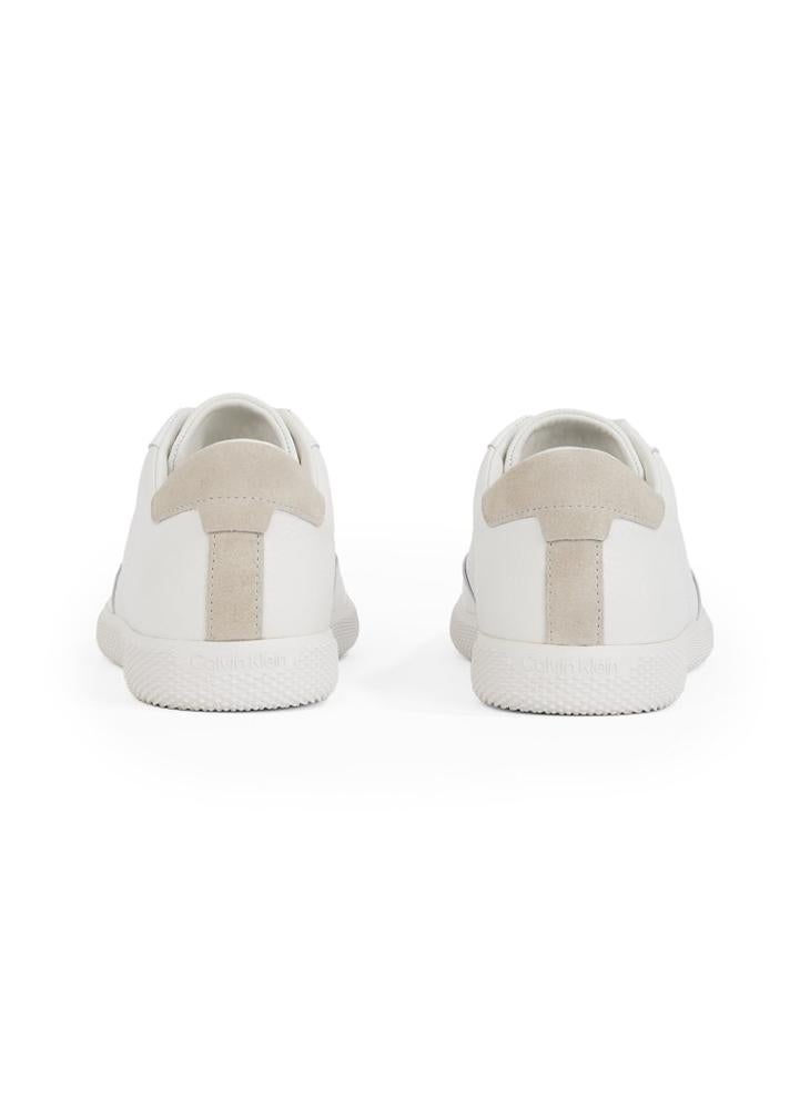 CALVIN KLEIN LOW LACE UP LEATHER TRAINERS  - Image 3