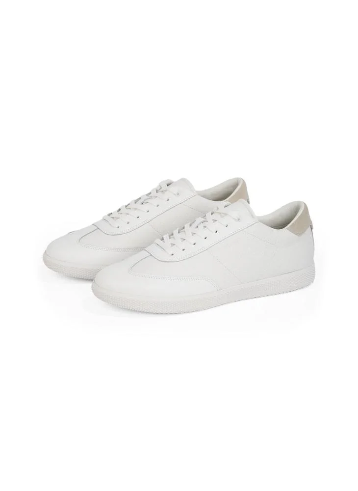 CALVIN KLEIN LOW LACE UP LEATHER TRAINERS