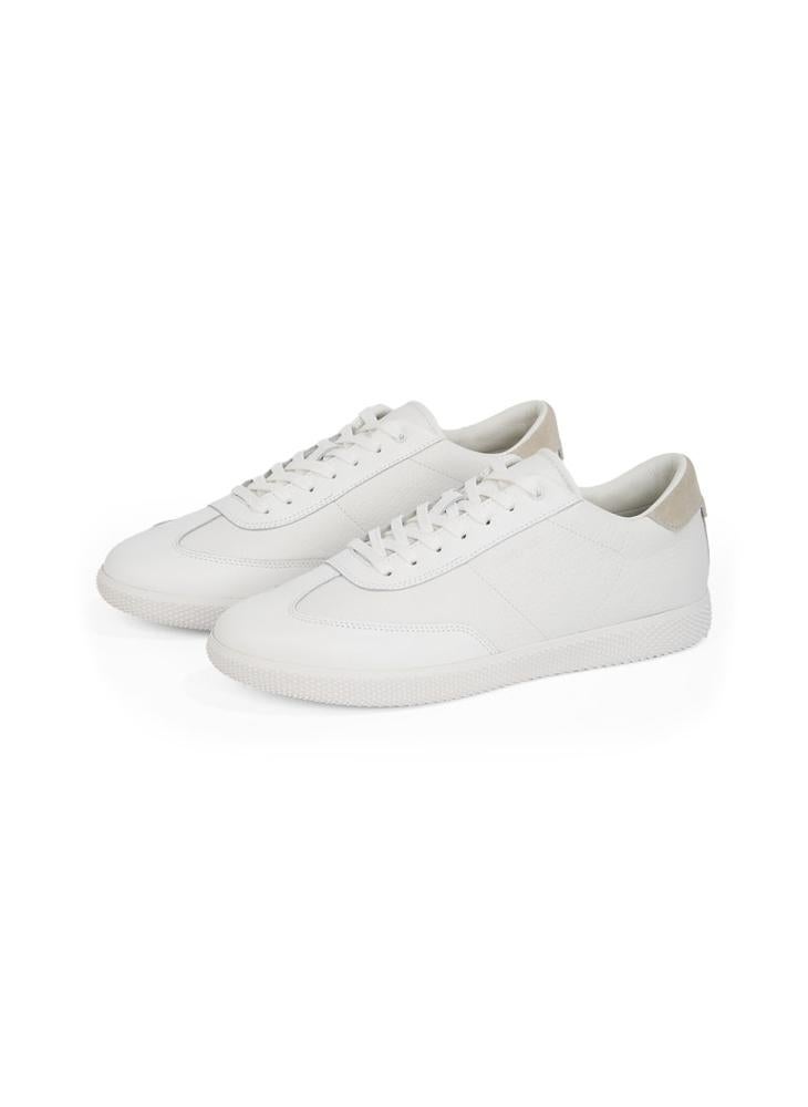 CALVIN KLEIN LOW LACE UP LEATHER TRAINERS  - Image 4
