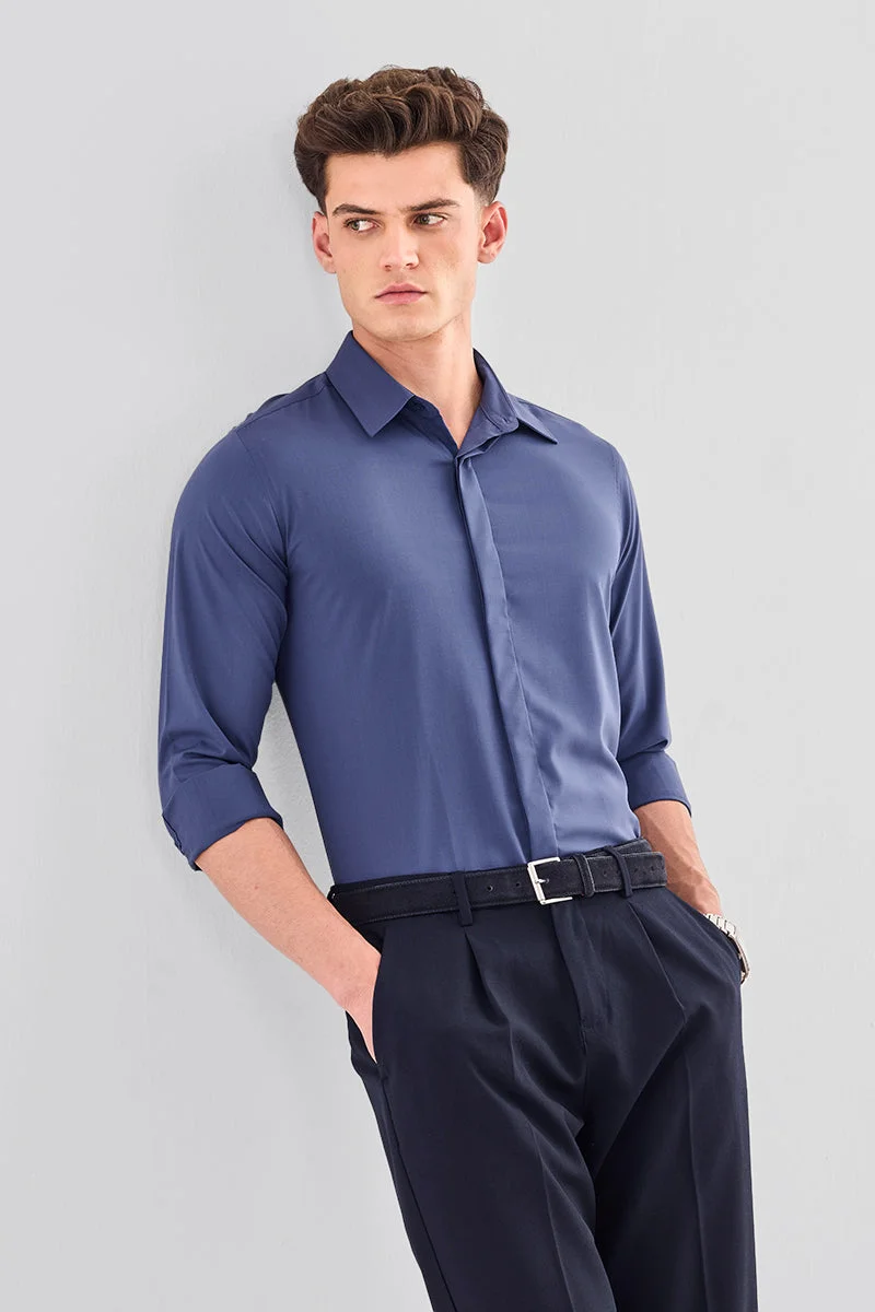 SNITCH Slim Fit Luxe Stretch Shirt