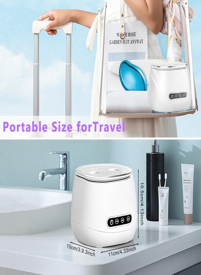 HANNEA® Ultrasonic Retainer Cleaner, UVC+UVA Dual Sterilization, 45kHz High-Frequency Cleaning with 3 Cleaning Modes, Stainless Steel Cleaning Pod, USB Cordless Cleaner for Night Guards, Aligner - Image 2