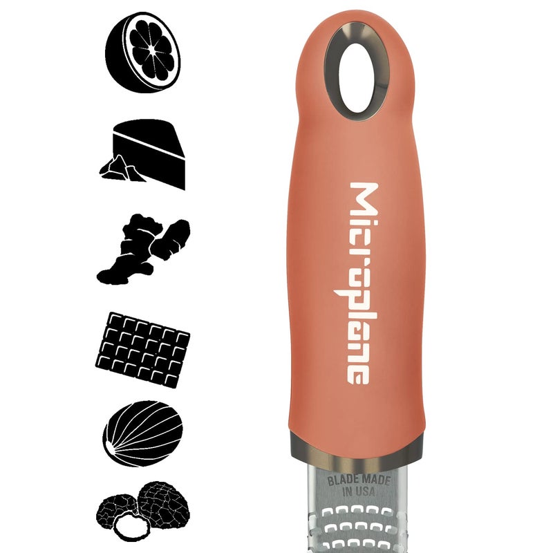 Microplane Premium Classic Citrus Zester and Parmesan Cheese Grater (Cinnamon) - Image 2