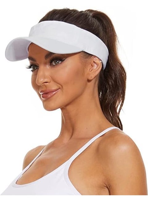Womens Visor Hats for Women Cotton Adjustable Sun Visors for Women Sports Outdoor Unisex Golf Tennis Visor for Men