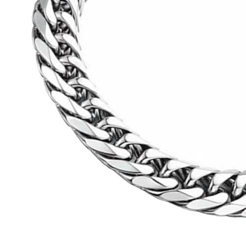 Peora Silver Plated Stainless Steel Metal Openable Bracelet Stylish Fashion Jewellery Gift for Men & Boys - Image 5