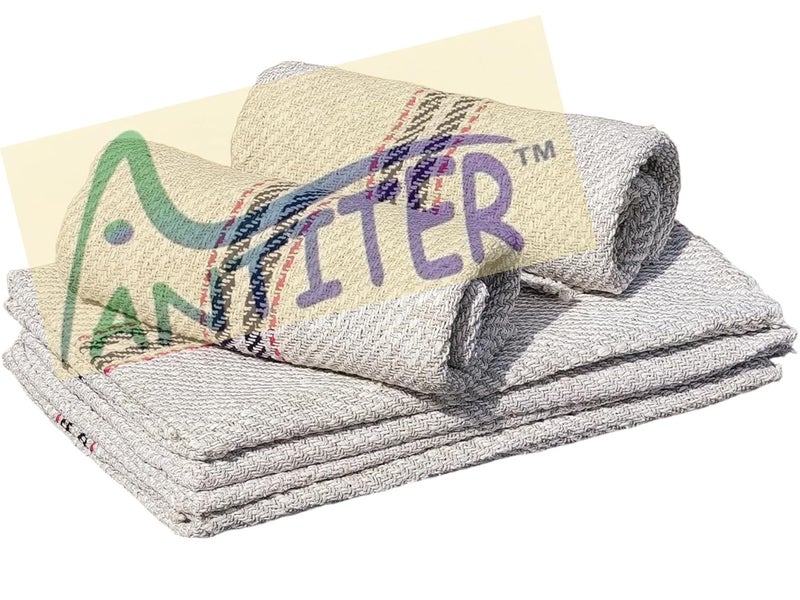 Antiter مسح أرضيات قطن أنتيتر بحجم ملكي للاستخدام المهني في المستشفيات والشركات والمكاتب والمراكز التجارية بحجم كبير مع جودة امتصاص ممتازة 31 × 31 بوصة عبوة من 4 - Image 1
