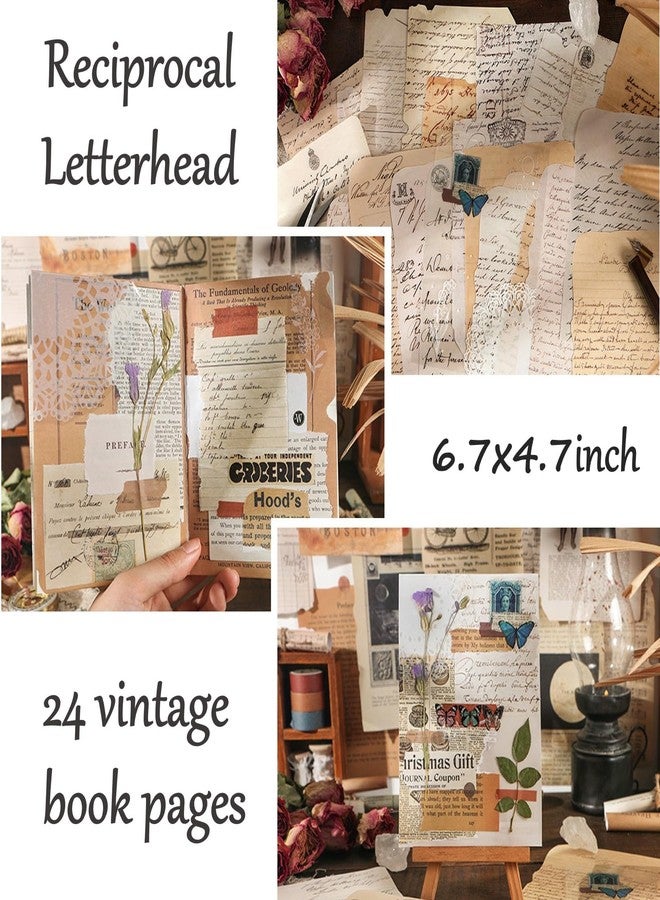 Jukercici Dark Academia Room Decor, Aesthetic Room Decor Art Wall Collage, Vintage Aesthetic Scrapbook Sticker Supplies Kit for Scrapbooks, DIY Albums, Bullet Journal, Junk Journal (Dark2 129 Pcs) - Image 3