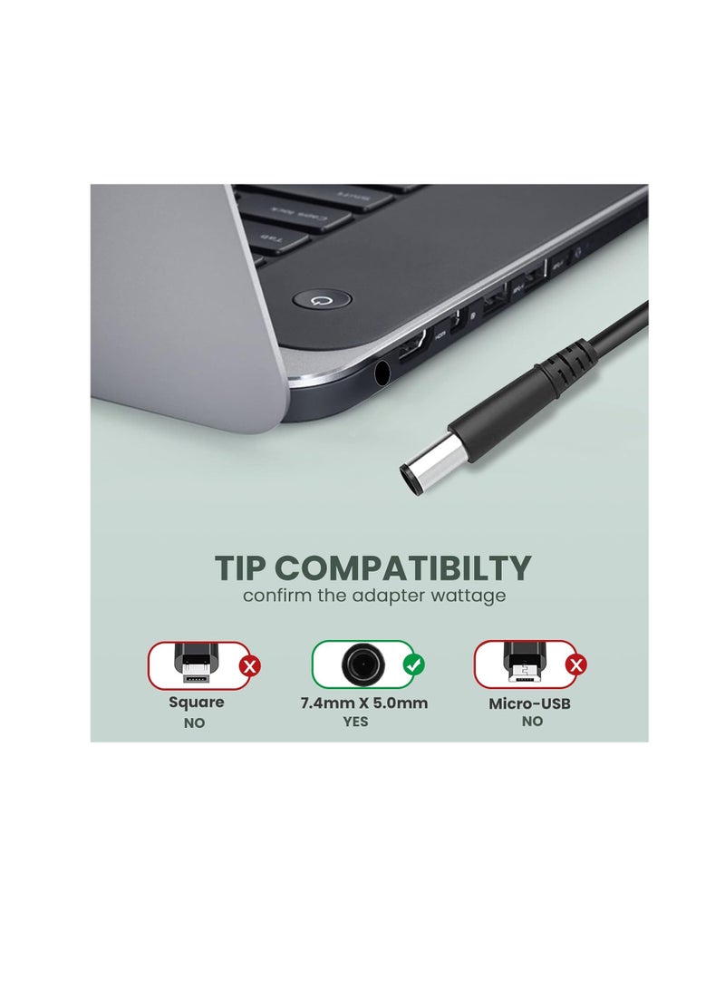 Terabyte 90W 19V 4.74A Ac 7.4*5.0Mm Adapter Laptop Charger For Hp Elitebook 8460P 8470P 8440P 8560P 8760P 8460W 8470W 8570W 8770W Probook 4430S 4440S 4520S 4530S 4540S Compaq 6730B 6530B Power Supply Cord - Image 4