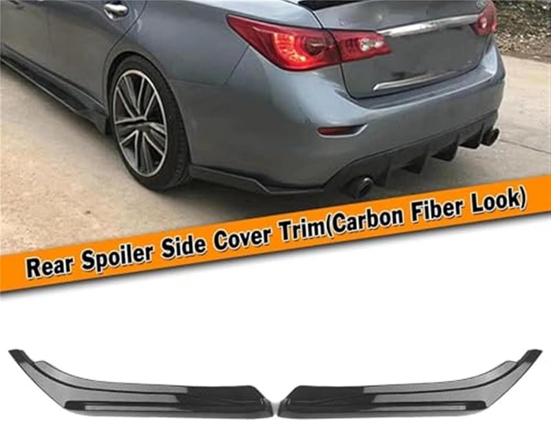 Wivplex Glossy Black Rear Trunk Spoiler for Infiniti Q50 - Image 3
