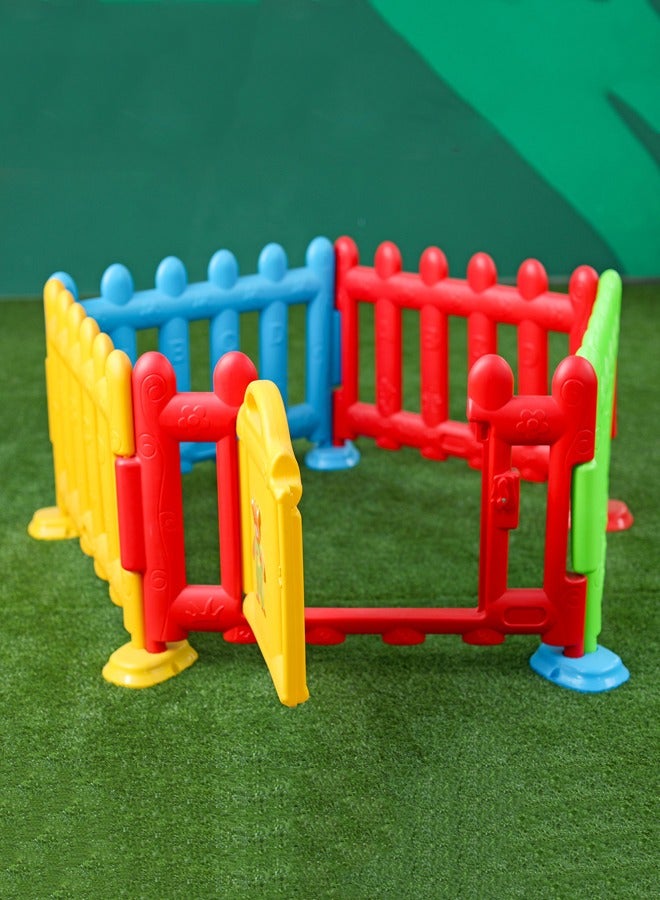 شيانغ يو سياج متعدد الألوان بـ 5 قطع بأبواب بلاستيكية - Image 2