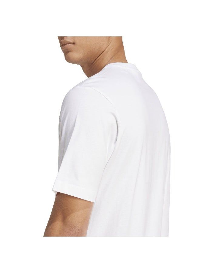 Adidas Adidas M Collegiate T White Graphic Tee (Short Sleeve) T-Shirts For Men - Image 5