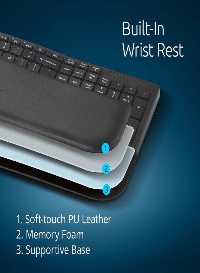 Kensington Pro Fit Ergo KB680 EQ Wireless Keyboard, Bluetooth & 2.4GHz Connection, Rechargeable, Ergonomic Design, Split-Keyboard (K72485NA) - Image 4