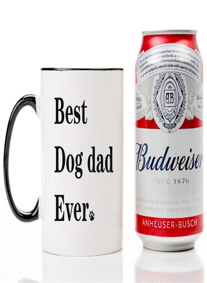 Mecai Dog Father Gifts Best Dad Ever Coffee Mug 11 OZ Tea Cup-Dog Pet Owner Rescue Lover Gifts For Men - Image 4