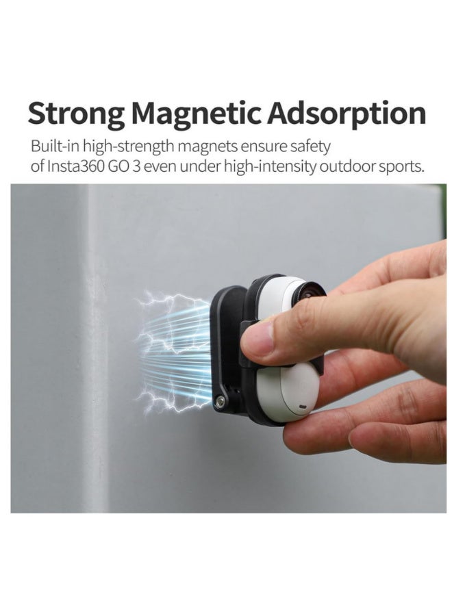 1pcs Strong Magnetic Camera Neck Mount Strap for Insta360 GO 3 Action Camera Adjustable Anti-lost Lanyard Thumb Camera Accessories - Image 3