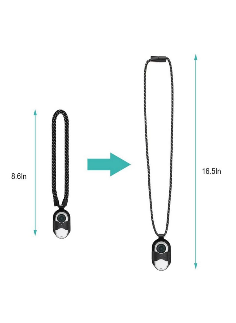 1pcs Strong Magnetic Camera Neck Mount Strap for Insta360 GO 3 Action Camera Adjustable Anti-lost Lanyard Thumb Camera Accessories - Image 2