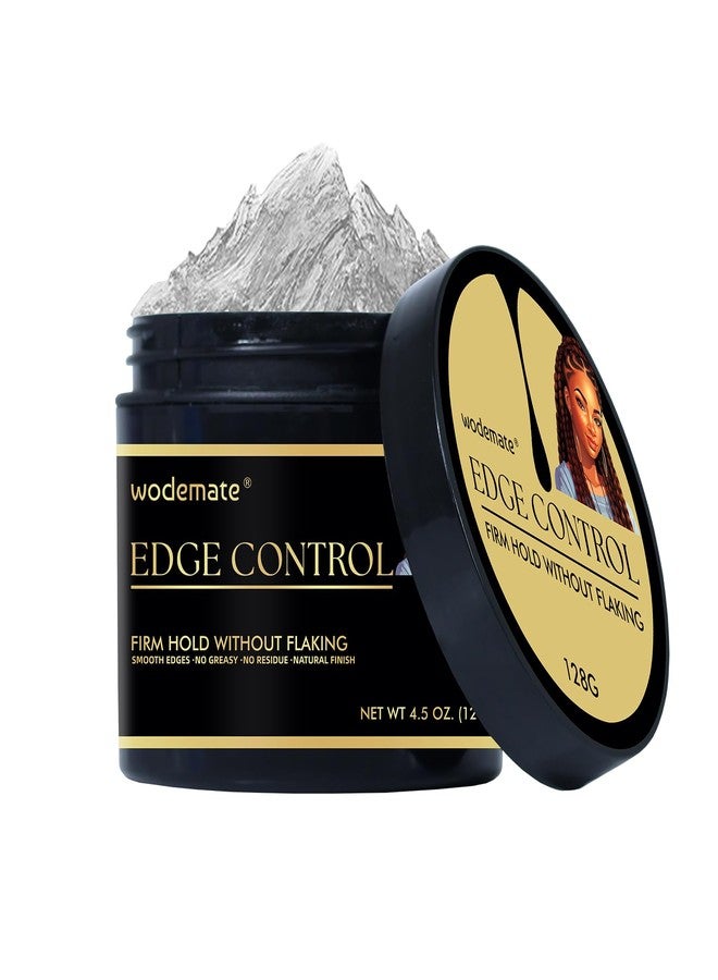 wodemate Edge Control Gel – Maximum Firm Hold Edge Control Stying Wax, Edge Smoother 24 Hour Long-Lasting for 4C Black Hair, Non-Greasy, No Flaking, No White Cast, 4.5 Fl Oz - Image 1
