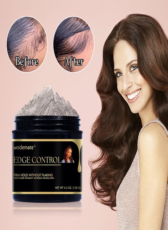 wodemate Edge Control Gel – Maximum Firm Hold Edge Control Stying Wax, Edge Smoother 24 Hour Long-Lasting for 4C Black Hair, Non-Greasy, No Flaking, No White Cast, 4.5 Fl Oz - Image 5