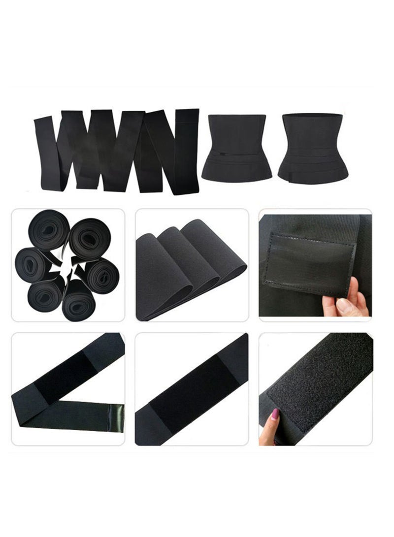NOVOLAN NOVOLAN Women Shapewear Waist Cincher, Exercise Waist Trimmer, Trainer Belt, Sports Restraint, Ladies Girdle, Elastic Abdominal Adjustable Elasticity 300cm 500cm 600cm - Image 3