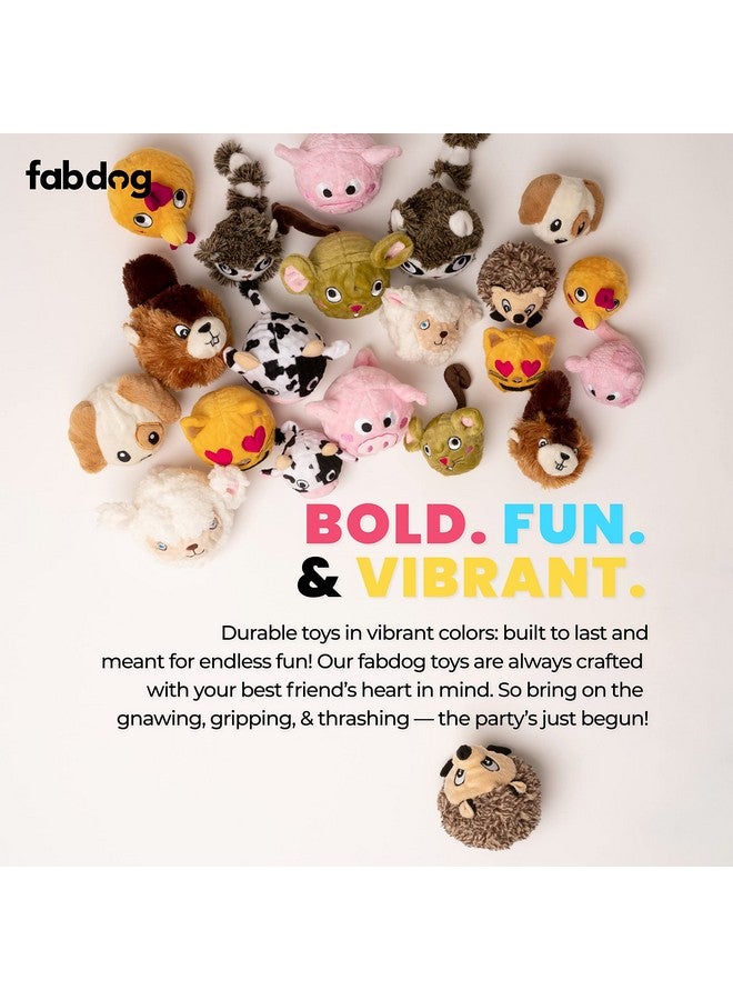 fabdog Faballs Dog Ball Toys - Super Squeaky Durable Dog Toys for All Breeds - Plush Dog Squeak Toy Balls | Animal-Themed Plush Toys | Large Hedgehog - Image 4
