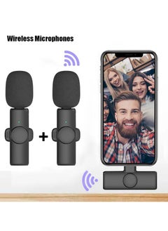 K9 2 in 1 Wireless Lavalier Microphone for Type-C Phone - USB-C Android Phone and iPhone Mini Mic for YouTube, TikTok Live Streaming, Gaming, Video Recording, Interview, Vlog with Auto Noise Reduction  - Image 1