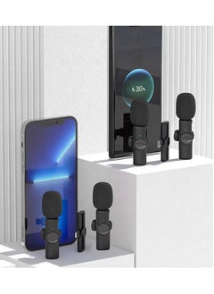 K9 2 in 1 Wireless Lavalier Microphone for Type-C Phone - USB-C Android Phone and iPhone Mini Mic for YouTube, TikTok Live Streaming, Gaming, Video Recording, Interview, Vlog with Auto Noise Reduction  - Image 3