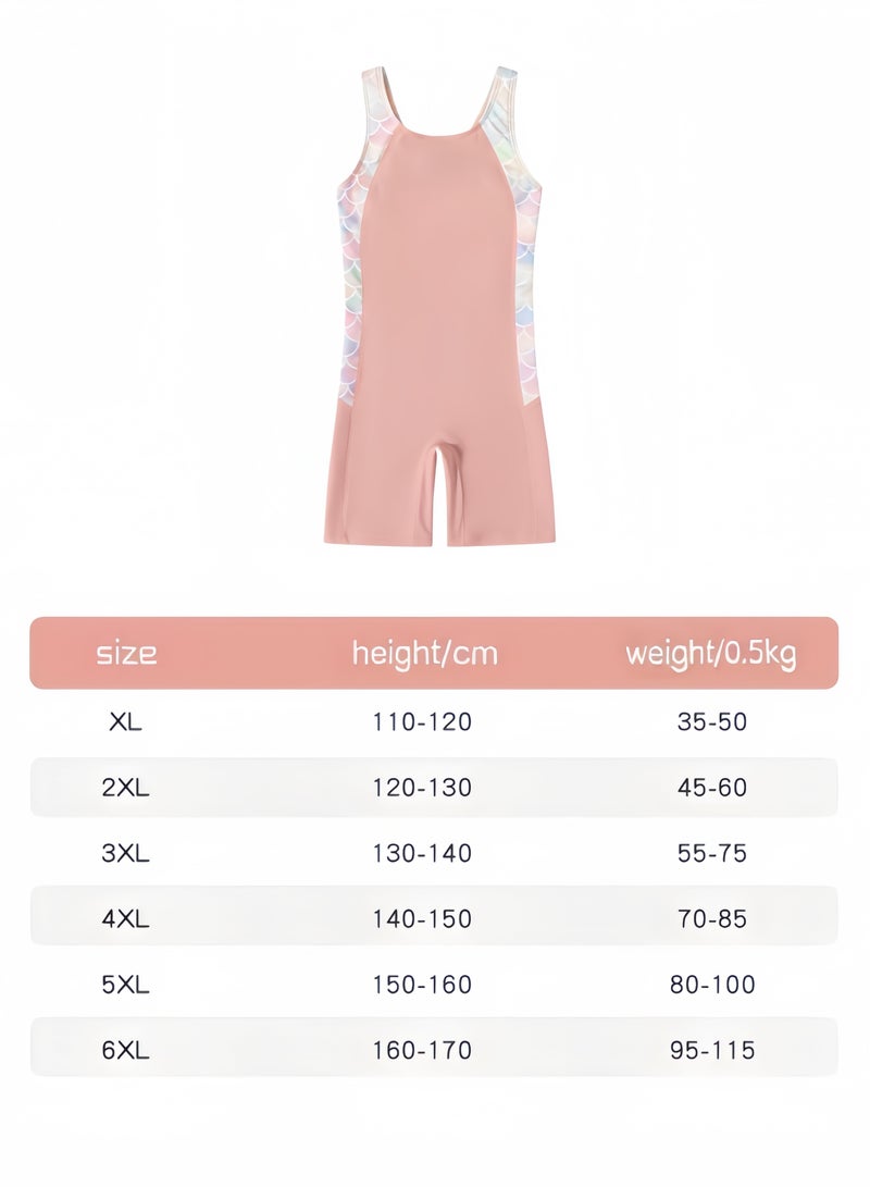 YUKE Girls One Piece Swimsuits Girls Bathing Suits, Summer Training Swimsuit, Kid's Water Sport Swimsuit - Image 2