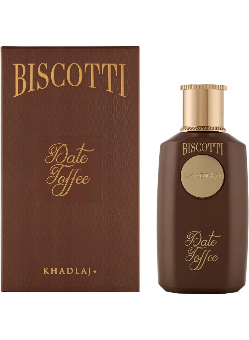 عطور خدلج عطر بسكوتي بالتمر والكراميل، 100 مل، بخاخ عطر مركز للرجال والنساء