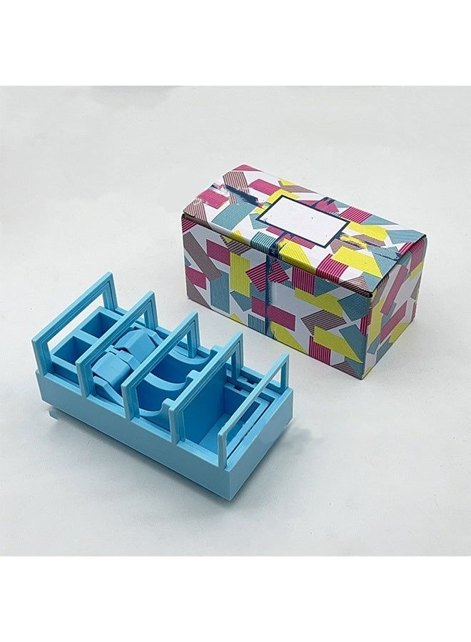 سيستار موزع شريط مكون من 18 قسمًا، قابل للسحب والطي، مناسب لتغليف هدايا العطلات والتطبيقات المكتبية (يتضمن لفافتين من الشريط) - Image 2