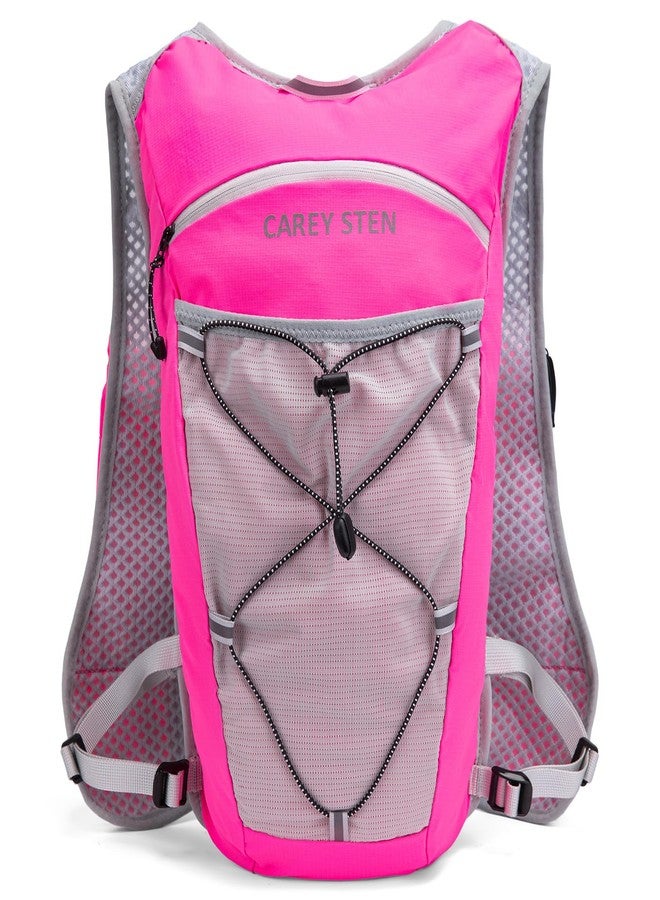 CAREYSTEN Carey STEN Lightweight Running Hydration Vest, Breathable Outdoor Backpack for Trail Running, Hiking, Cycling & Marathon, Suitable for Both Men and Women (Rose Pink) - Image 1