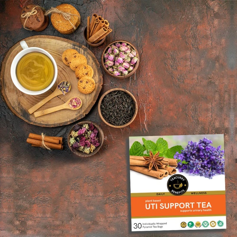 TEACURRY UTI Support Tea (2 Months Pack, 60 Tea Bags) - Helps with Urinary Tract Infections, Immunity - Image 3