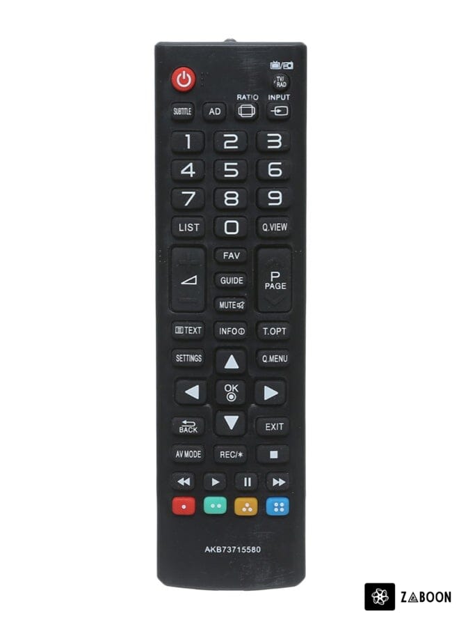 Zaboon Remote Control For LG TV Black